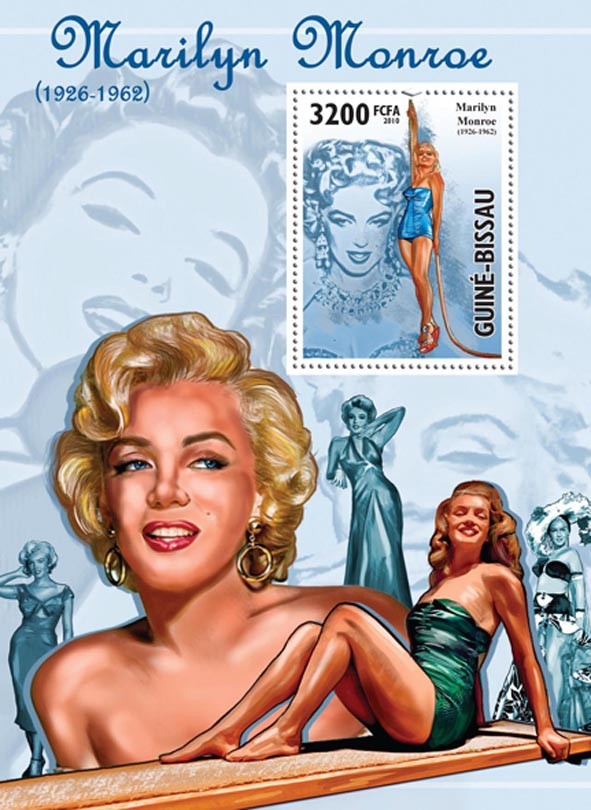 Marilyn Monroe (1926-1962) - Issue of Guinée-Bissau postage stamps