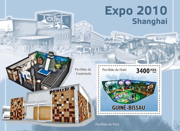 Shanghai Expo 2010. - Issue of Guinée-Bissau postage stamps