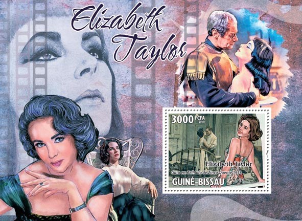 Elizabeth Taylor. - Issue of Guinée-Bissau postage stamps
