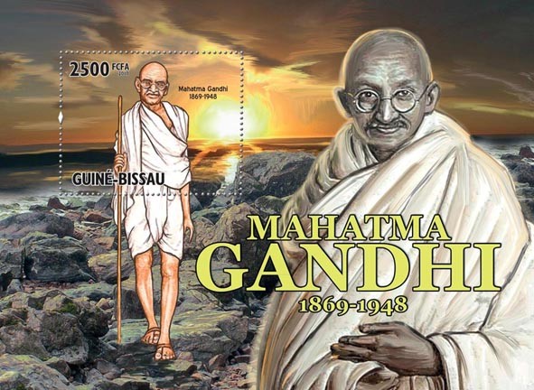 Mahatma Gandhi (1869-1948) - Issue of Guinée-Bissau postage stamps