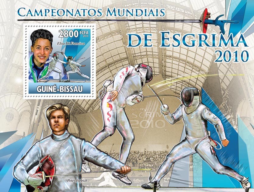 Fencing Sport. - Issue of Guinée-Bissau postage stamps