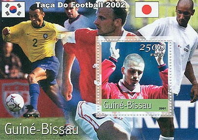 Footbal 2500 FCFA  S/S - Issue of Guinée-Bissau postage stamps