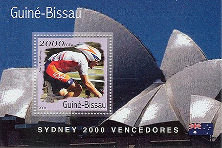Cyclisme 2000 FCFA   S/S - Issue of Guinée-Bissau postage stamps