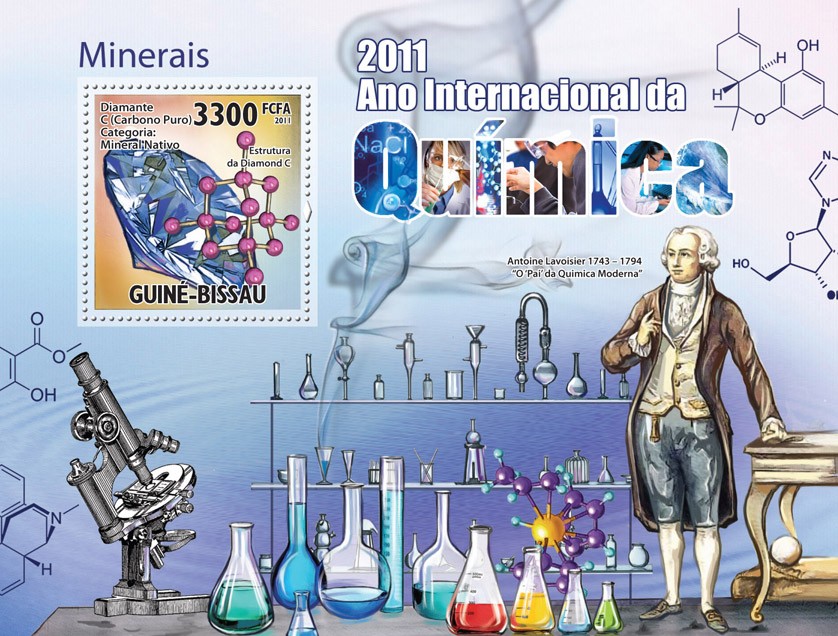 International Year of Chemical-2011. - Issue of Guinée-Bissau postage stamps