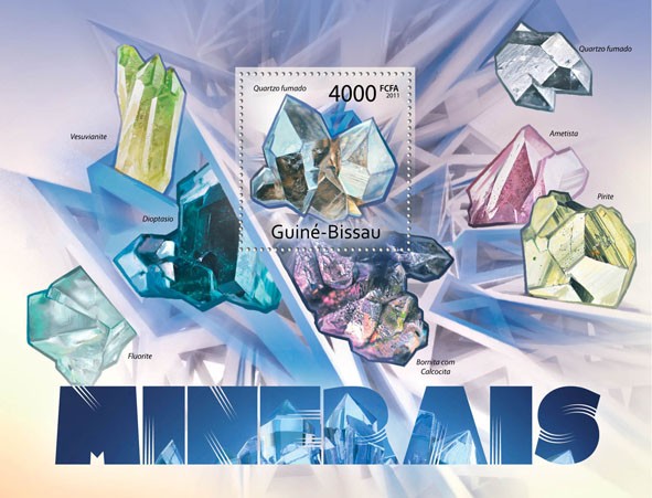 Minerals. - Issue of Guinée-Bissau postage stamps