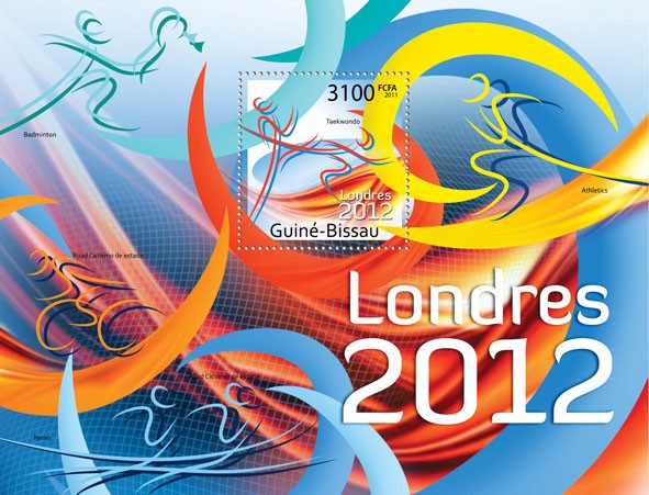 Summer Games London 2012. - Issue of Guinée-Bissau postage stamps