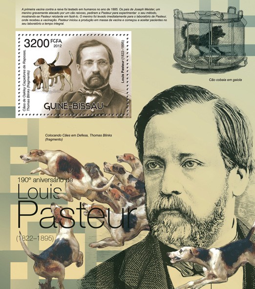 Louis Pasteur (1822-1895) (1905th Anniversary) - Issue of Guinée-Bissau postage stamps