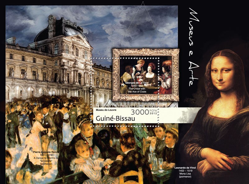 Museums & art (George de la Tour). - Issue of Guinée-Bissau postage stamps