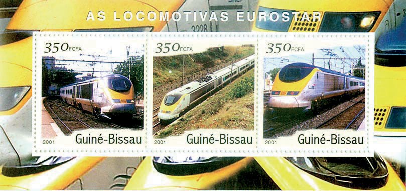 Eurostar S/S collectifs - Issue of Guinée-Bissau postage stamps
