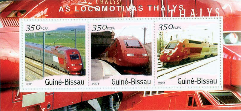 Thailys S/S collectifs - Issue of Guinée-Bissau postage stamps