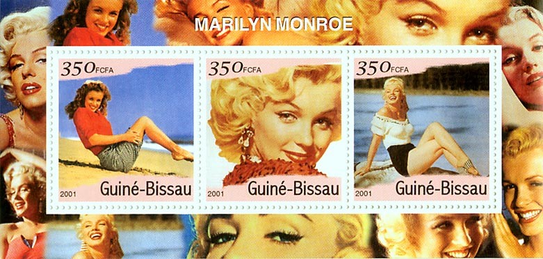 Marilyn Monroe S/S - Issue of Guinée-Bissau postage stamps