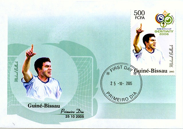 Football Germany 2006  FDC - Issue of Guinée-Bissau postage stamps