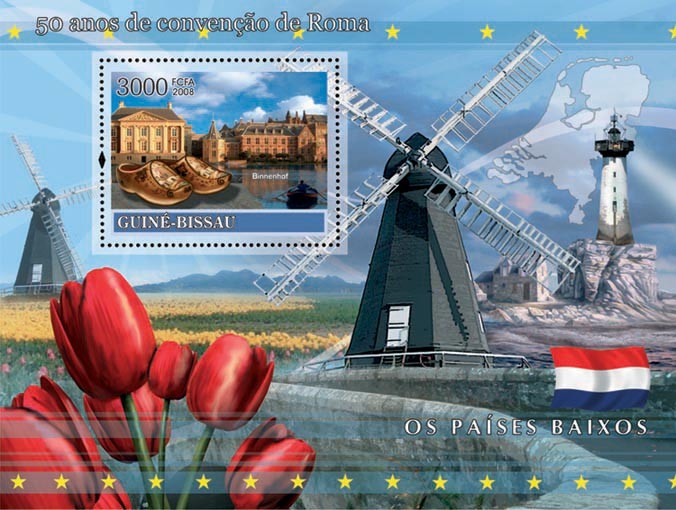 Netherlands  - Issue of Guinée-Bissau postage stamps