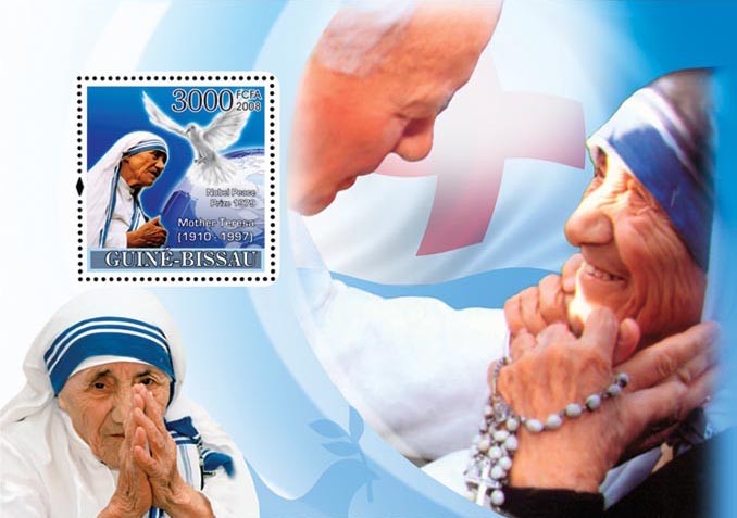 Ladies Heroes of Peace II - Nobel Prize Winner - Issue of Guinée-Bissau postage stamps