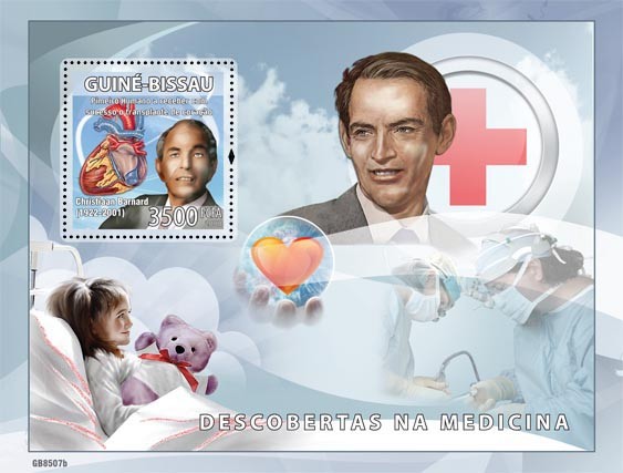 Descriptors  of medicine, Red Cross  (C.Bernard) - Issue of Guinée-Bissau postage stamps