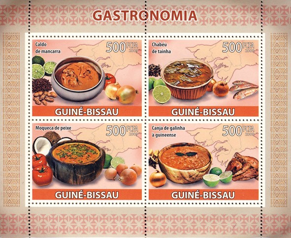 Gastronomic of the Guinea Bissau - Issue of Guinée-Bissau postage stamps