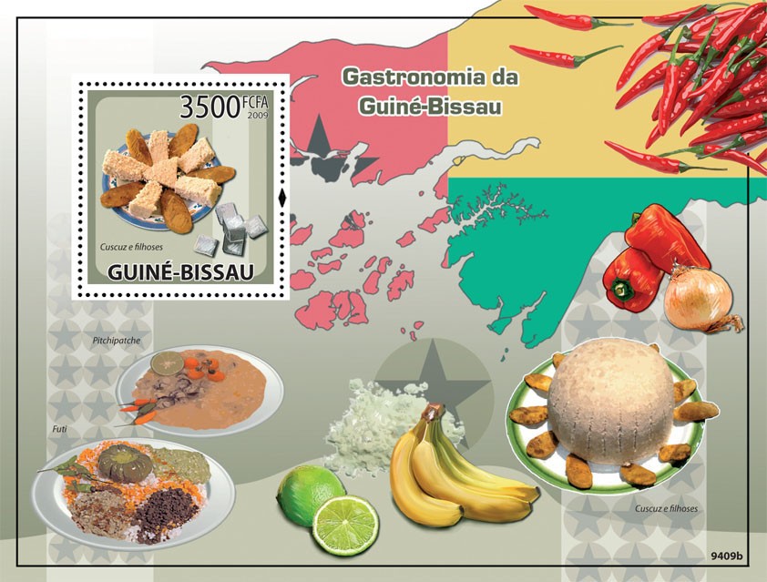 Gastronomia of Guinea-Bissau - Issue of Guinée-Bissau postage stamps