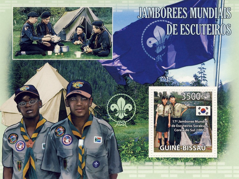 World Scout Jamborees - Issue of Guinée-Bissau postage stamps