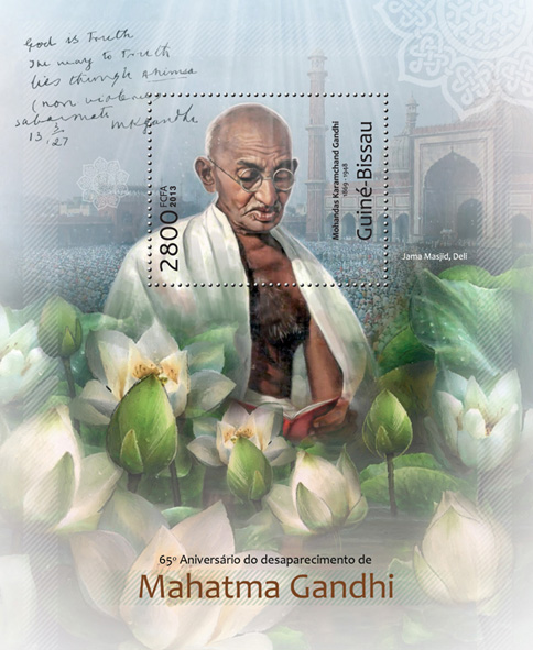 Mahatma Gandhi - Issue of Guinée-Bissau postage stamps