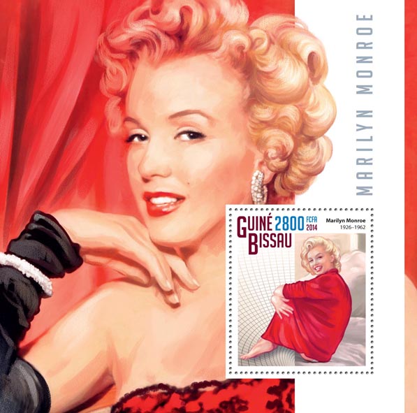Marilyn Monroe - Issue of Guinée-Bissau postage stamps