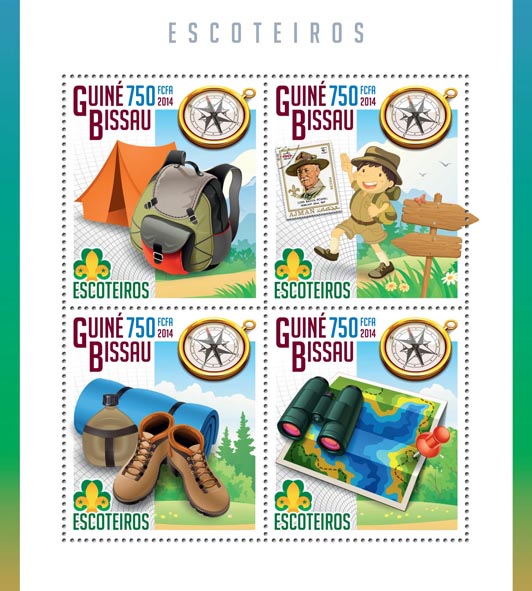 Scouts  - Issue of Guinée-Bissau postage stamps