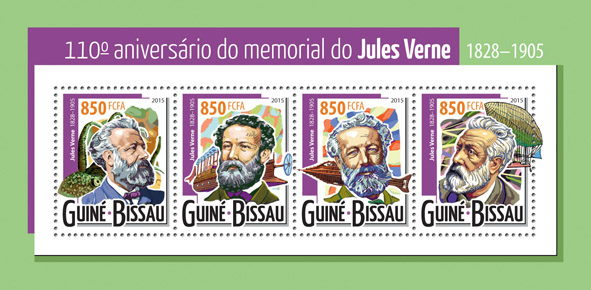 Jules Verne  - Issue of Guinée-Bissau postage stamps