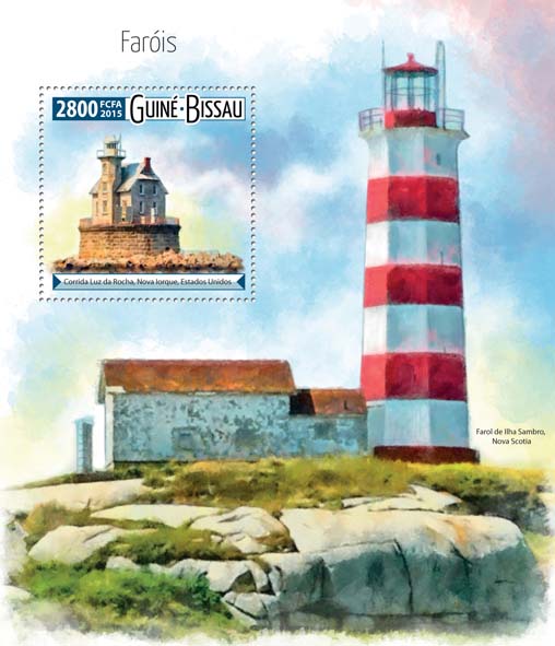 Lighthouses - Issue of Guinée-Bissau postage stamps