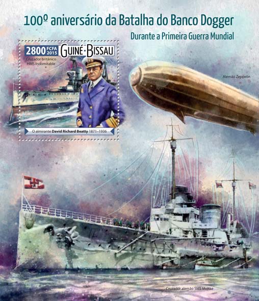 First World War - Issue of Guinée-Bissau postage stamps
