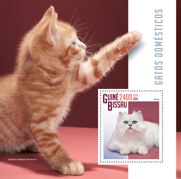 Cats - Issue of Guinée-Bissau postage stamps
