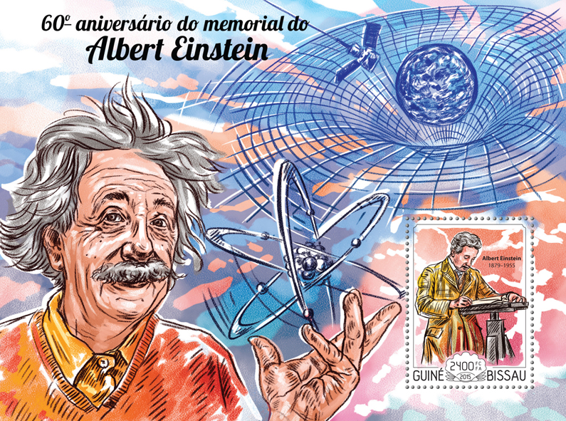 Albert Einstein - Issue of Guinée-Bissau postage stamps