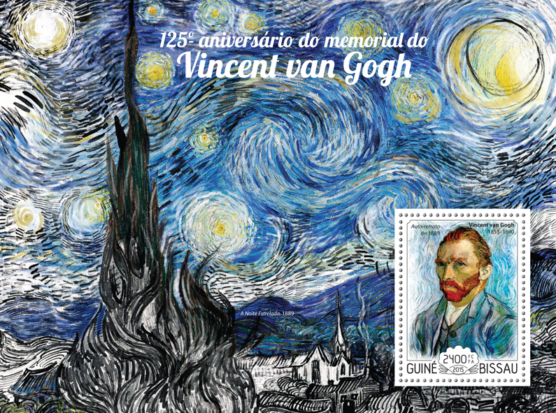 Vincent van Gogh - Issue of Guinée-Bissau postage stamps
