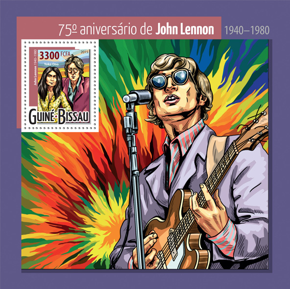 John Lennon - Issue of Guinée-Bissau postage stamps