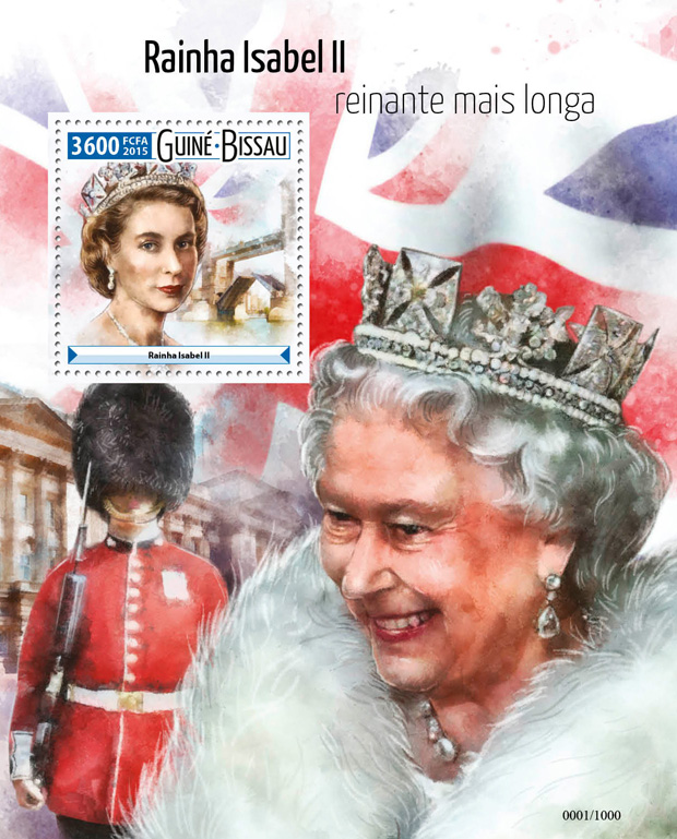 Elisabeth II - Issue of Guinée-Bissau postage stamps