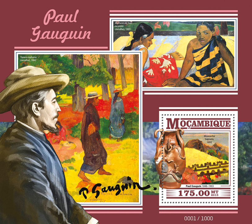 Paul Gauguin - Issue of Guinée-Bissau postage stamps