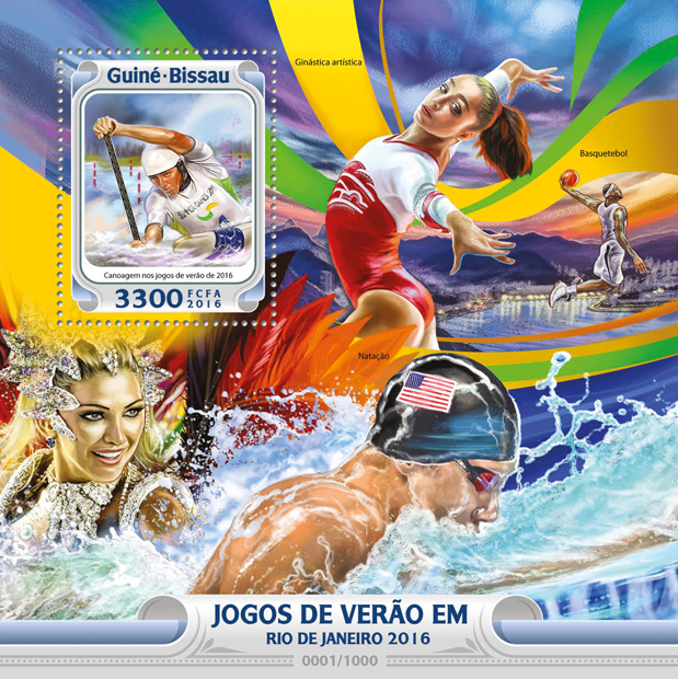 Rio 2016 - Issue of Guinée-Bissau postage stamps