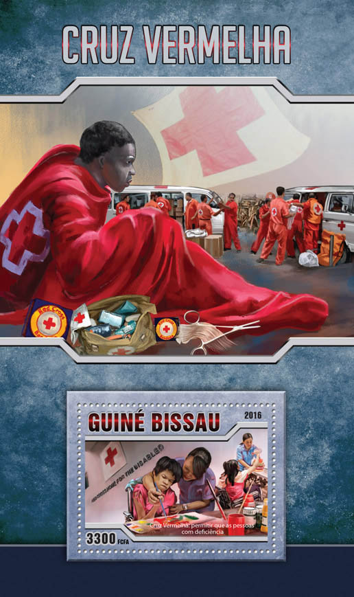 Red Cross - Issue of Guinée-Bissau postage stamps