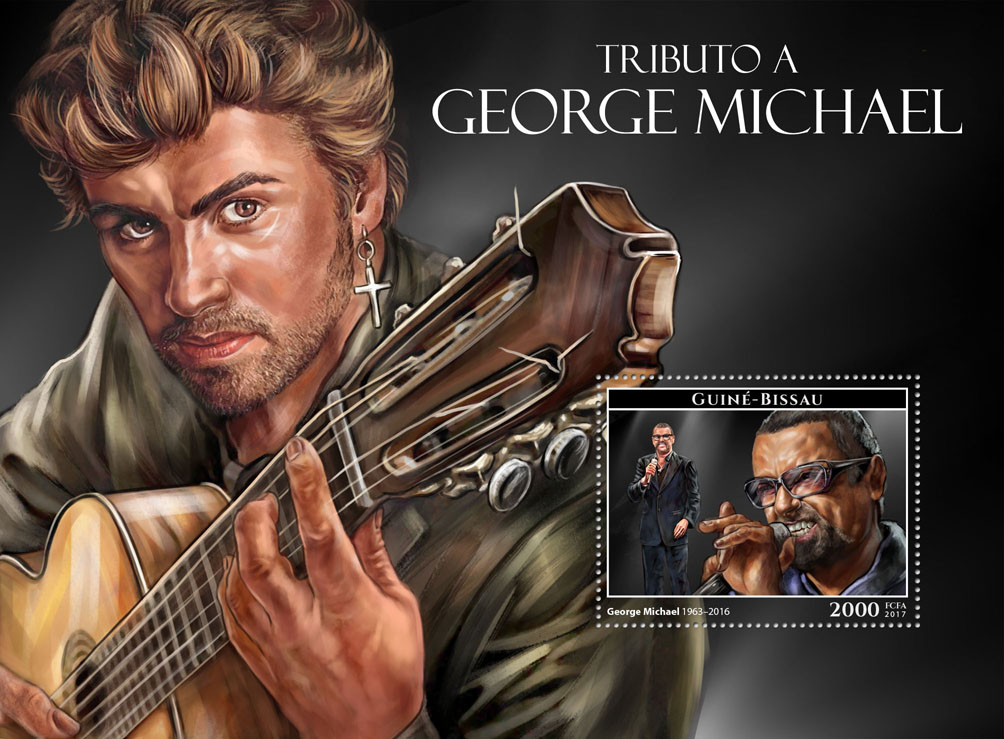 George Michael - Issue of Guinée-Bissau postage stamps