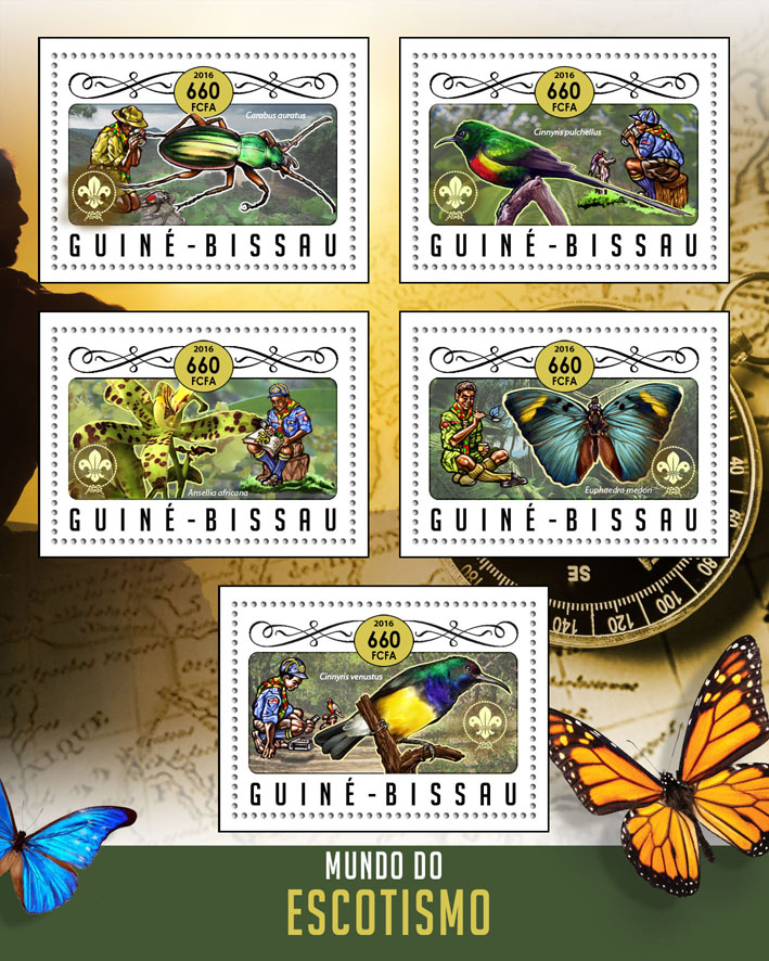 Scounting - Issue of Guinée-Bissau postage stamps