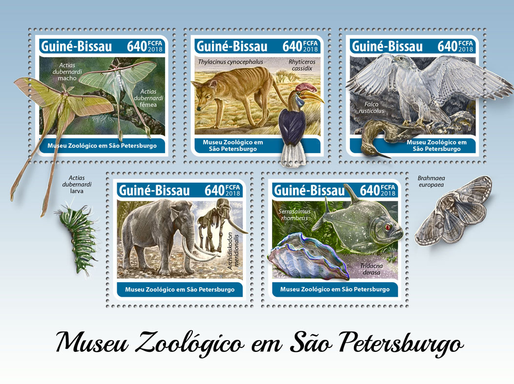 Zoological Museum - Issue of Guinée-Bissau postage stamps