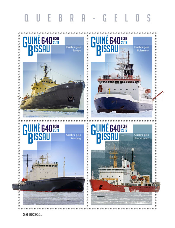 Icebreakers - Issue of Guinée-Bissau postage stamps