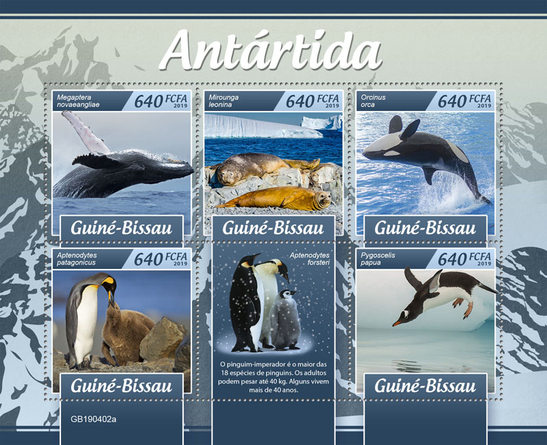 Antarctica - Issue of Guinée-Bissau postage stamps