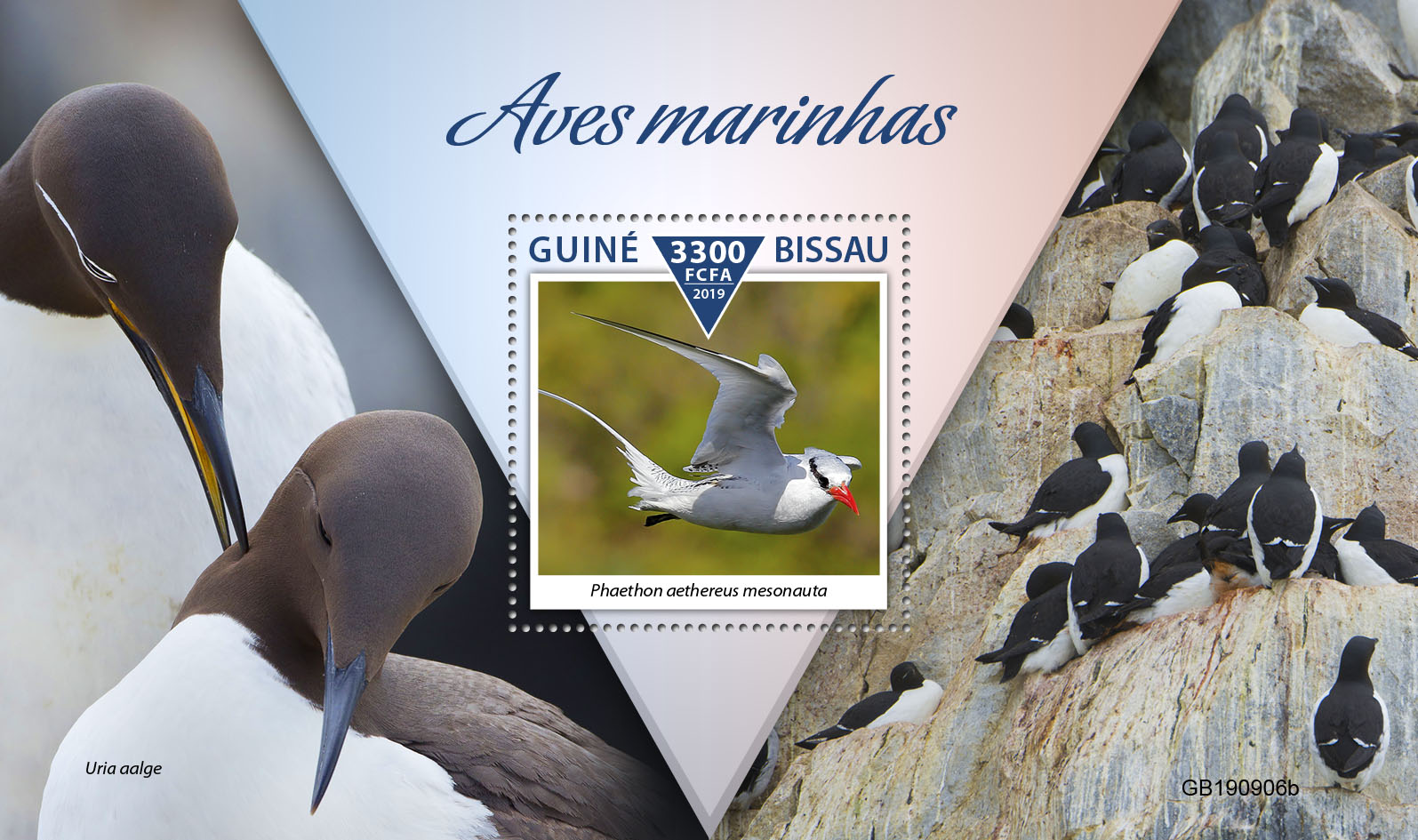 Sea birds - Issue of Guinée-Bissau postage stamps
